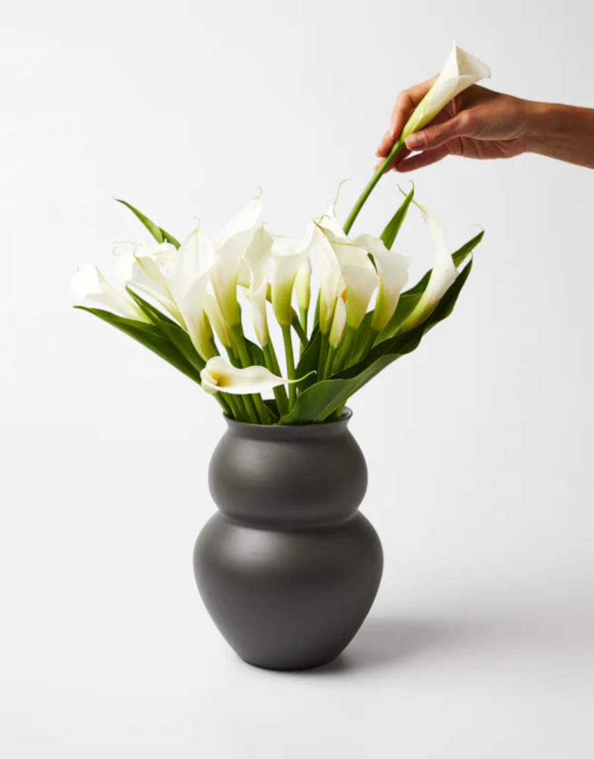 Happy Vase Wide Stormy, vase, Jones & Co - Say It Sister