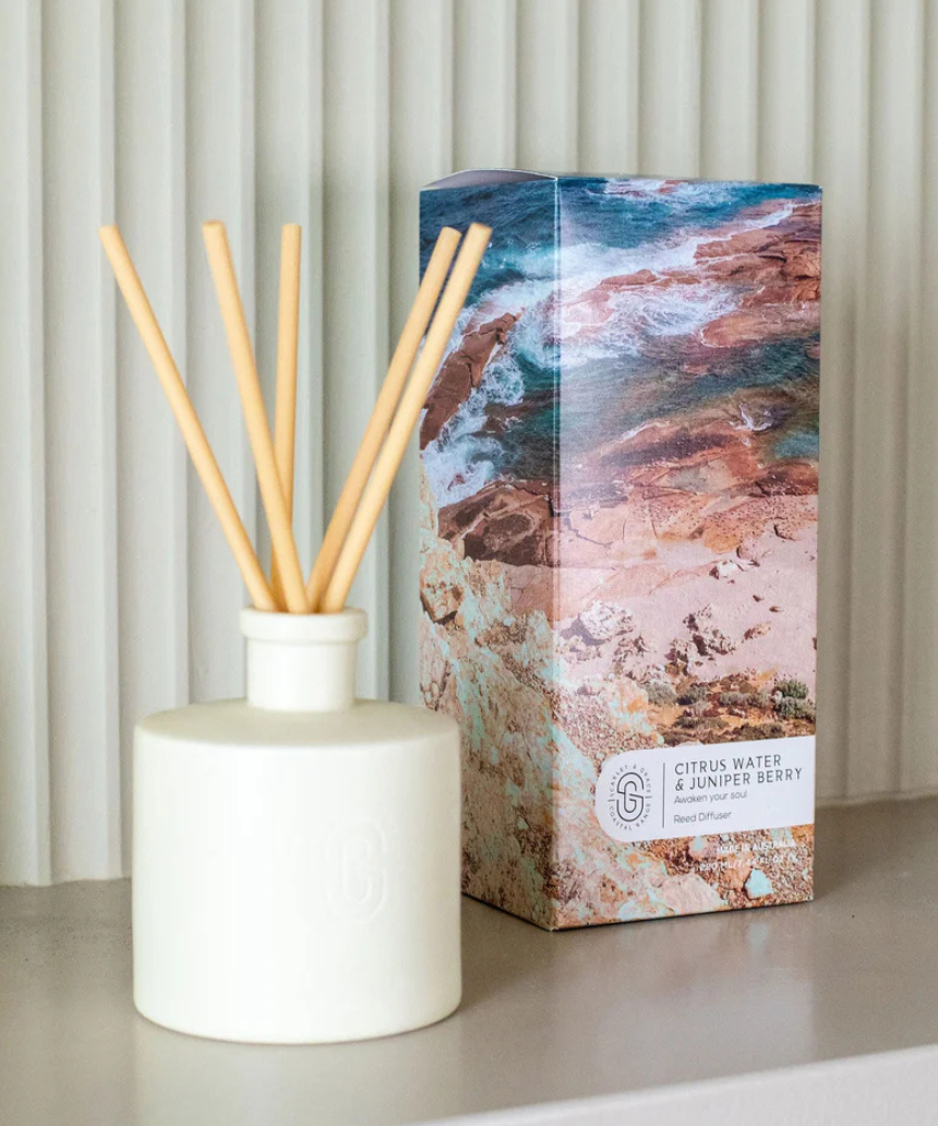 Scarlet & Grace - Ceramic Diffuser Citrus Water & Juniper Berry 220ml, Diffuser, Scarlet and Grace - Say It Sister