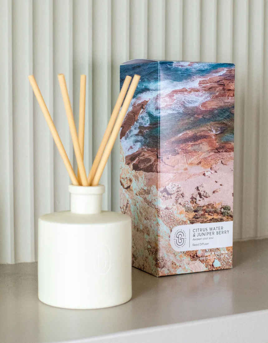 Scarlet & Grace - Ceramic Diffuser Citrus Water & Juniper Berry 220ml, Diffuser, Scarlet and Grace - Say It Sister
