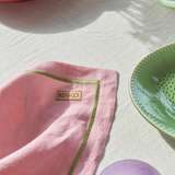 Kip & Co - Supper Club Embroidered Linen 4P Napkin Set, Napkin, Kip & Co - Say It Sister