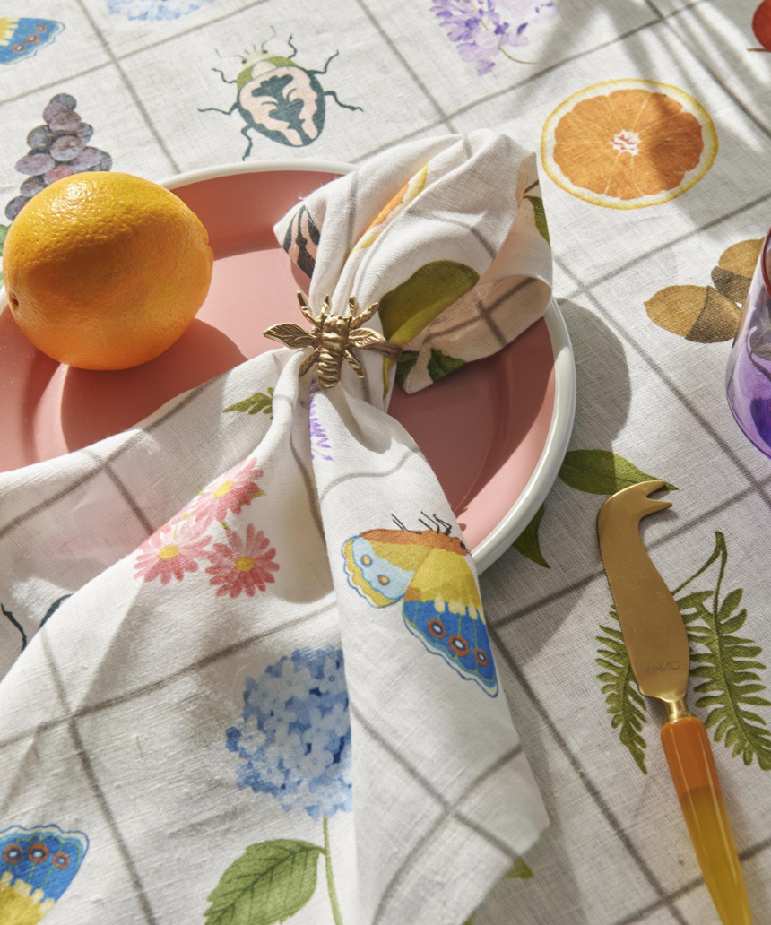 Kip & Co - Prairie Linen 4P Napkin Set, Napkin, Kip & Co - Say It Sister