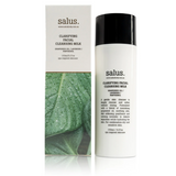 Say It Sister Salus Clarifying Facial Cleansing Milk in a bottle, suitable for bath and body skincare routines.