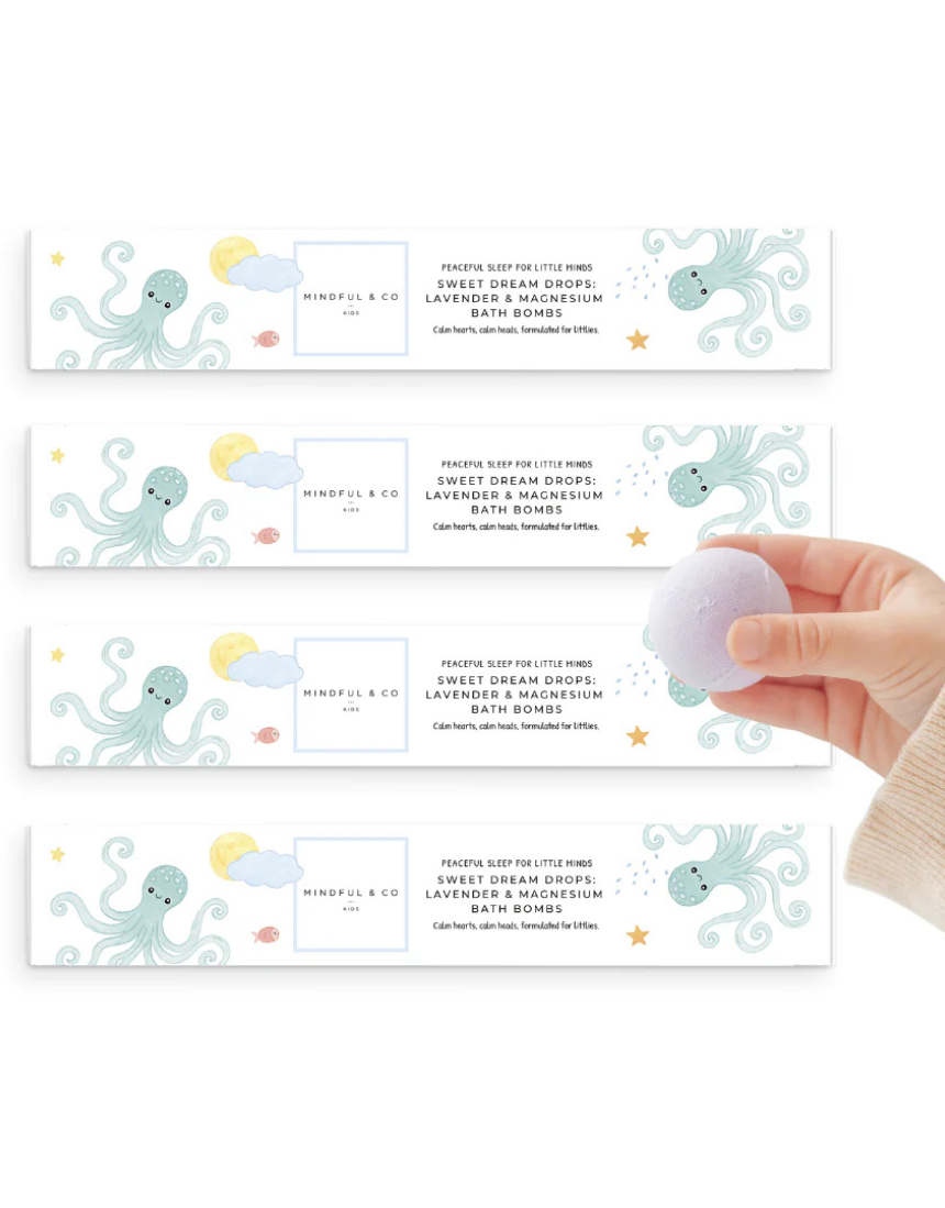 Sweet Dream Drops: Lavender & Magnesium Bath Bombs, Bath & Body, Mindful and Co Kids - Say It Sister