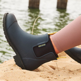 Merry People Bobbi Gumboot Midnight in navy with waterproof rubber, slip-resistant sole, and stylish design for rainy days