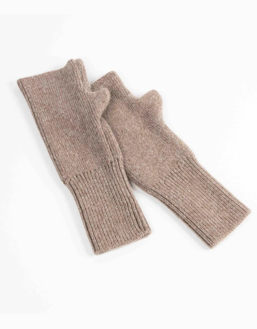 Julia Mittens - Beige, gloves, Maison Fanli - Say It Sister