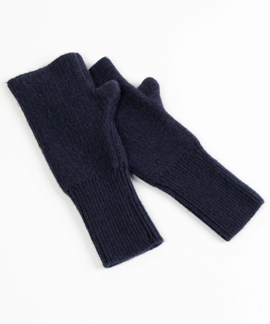 Julia Mittens - Navy, gloves, Maison Fanli - Say It Sister