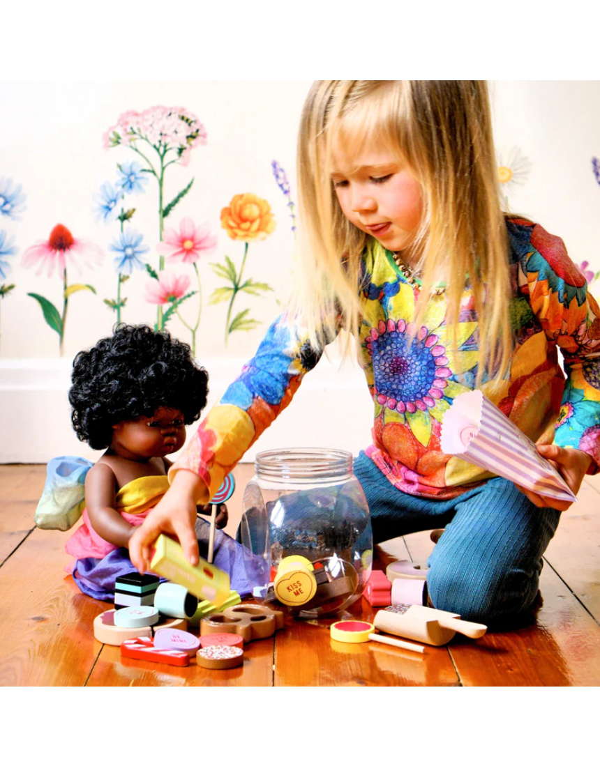 Iconic Candy Jar Wooden Toy Set, kids, Make Me Iconic - Say It Sister