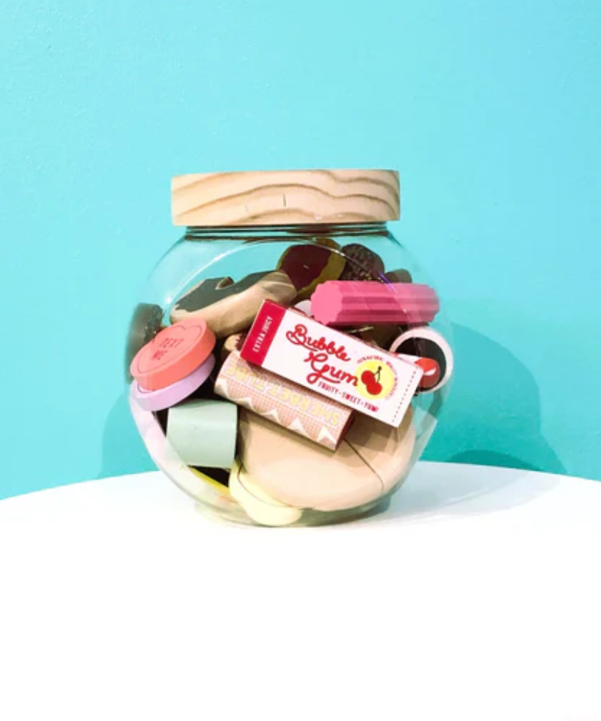 Iconic Candy Jar Wooden Toy Set, kids, Make Me Iconic - Say It Sister