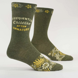 Blue Q - Childlike M-Crew Socks, socks, Blue Q - Say It Sister