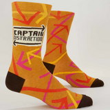 Blue Q - Captain Distraction M-Crew Socks, socks, Blue Q - Say It Sister