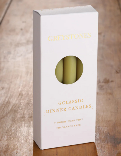 Dinner Candles 6 Pack - Willow, dinner candles, River Road - Say It Sister