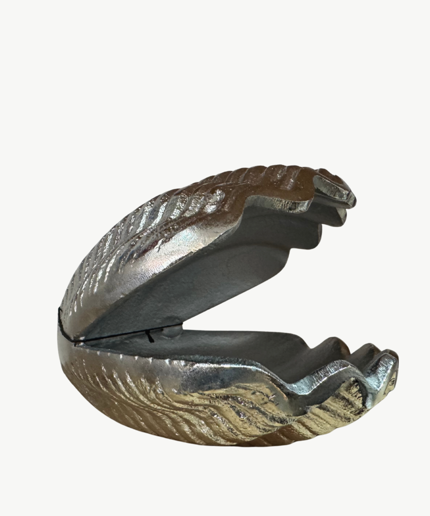 Clam Bowl Silver, bowl, White Moose - Say It Sister