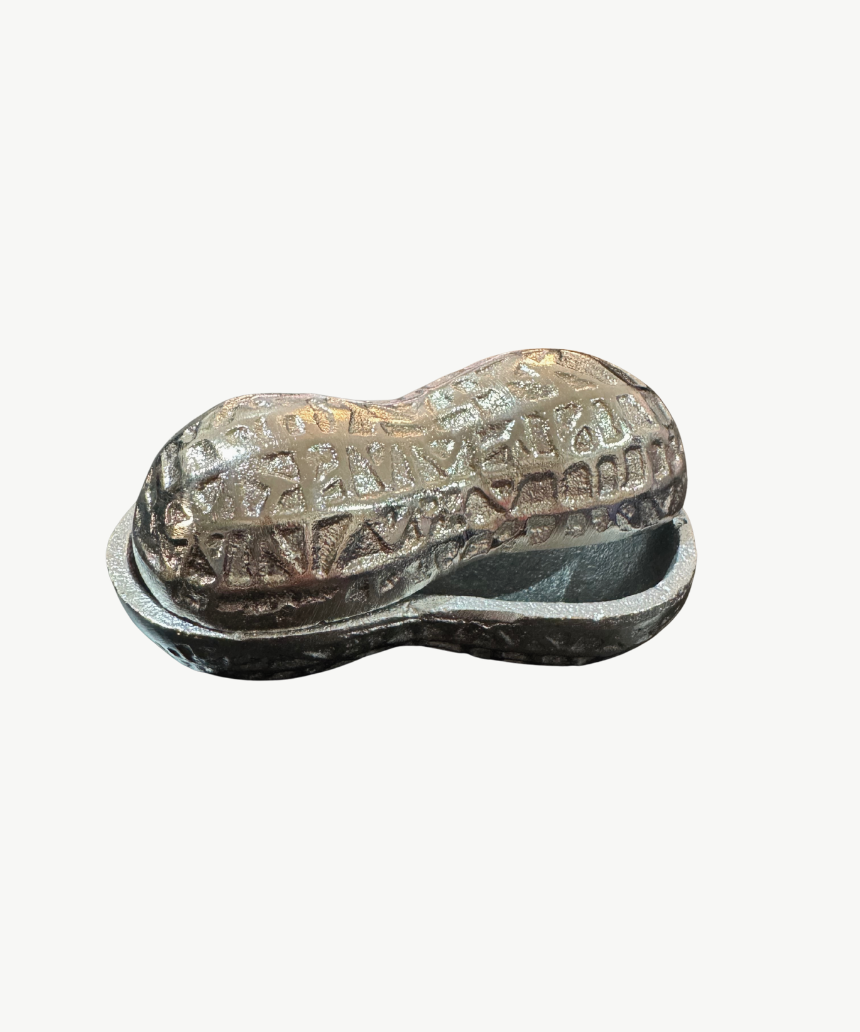 Peanut Bowl Silver, bowl, White Moose - Say It Sister