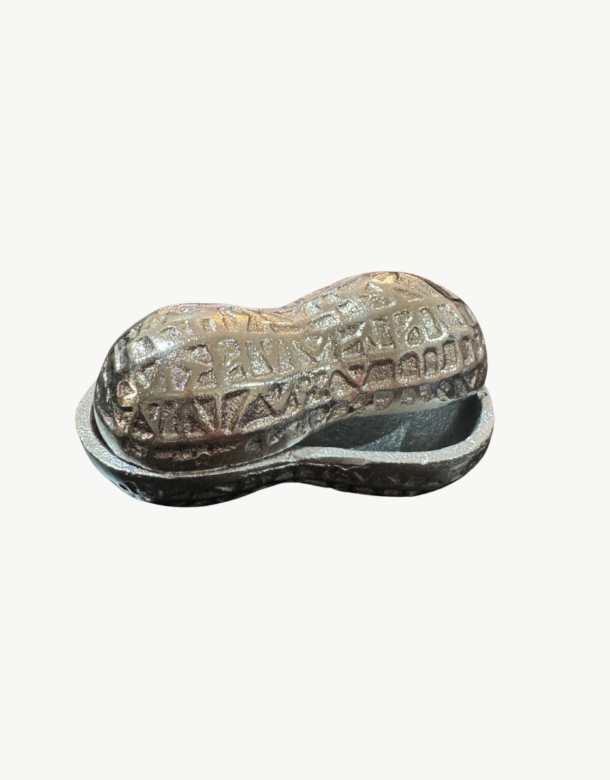 Peanut Bowl Silver, bowl, White Moose - Say It Sister