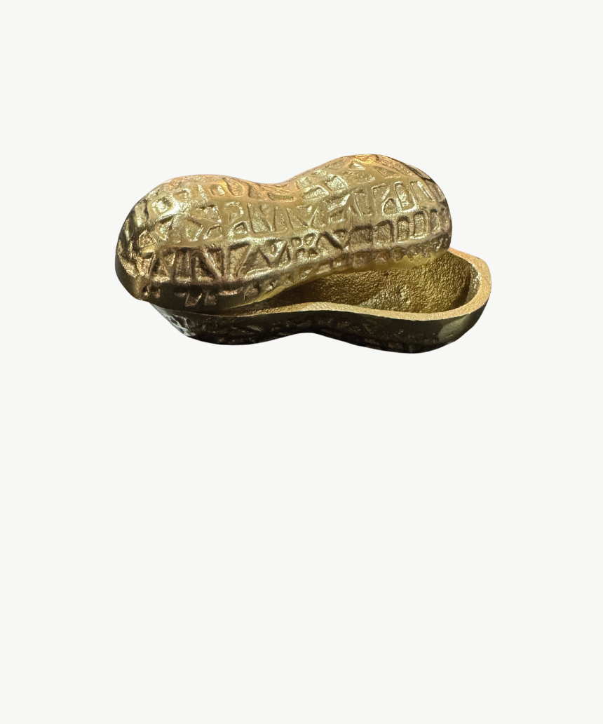 Peanut Bowl Gold, bowl, White Moose - Say It Sister