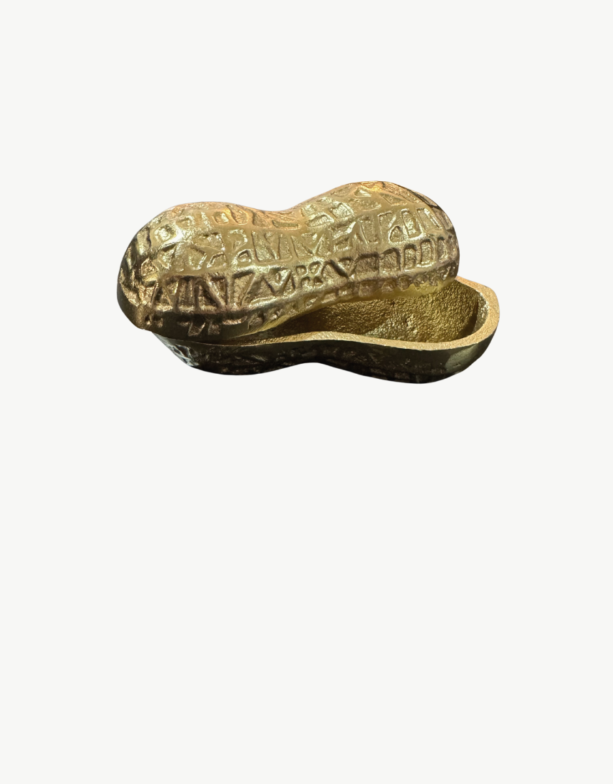 Peanut Bowl Gold, bowl, White Moose - Say It Sister