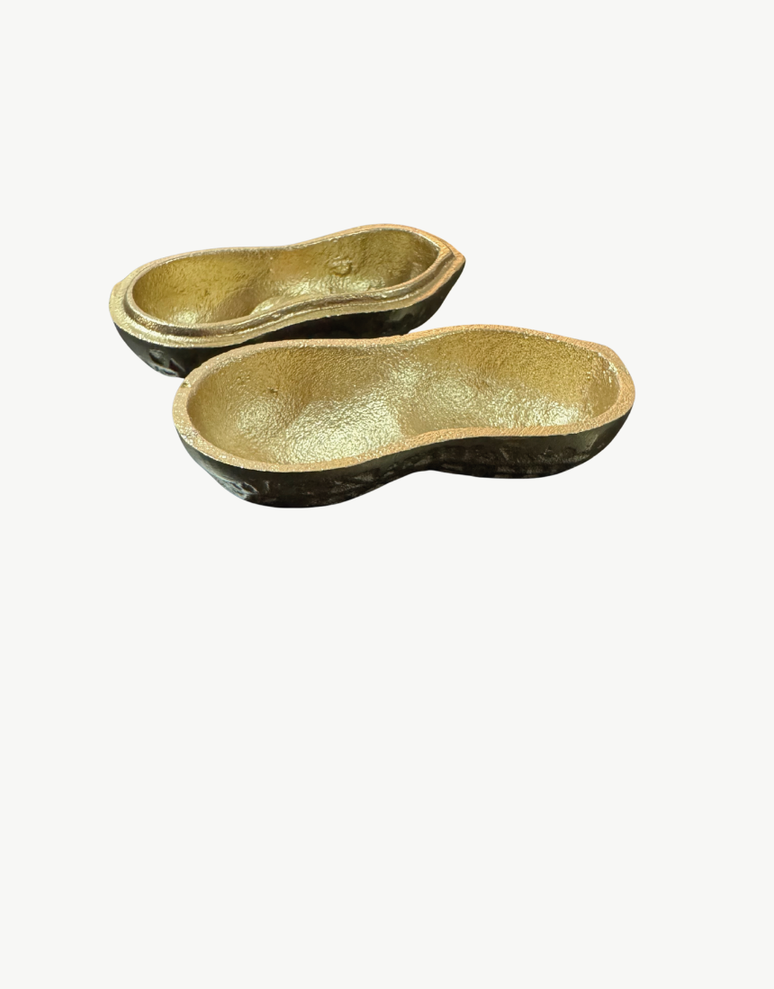 Peanut Bowl Gold, bowl, White Moose - Say It Sister