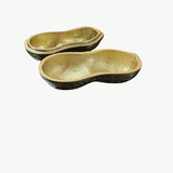 Peanut Bowl Gold, bowl, White Moose - Say It Sister