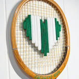What A Racquet! - Green/White Heart, , What A Racquet! - Say It Sister