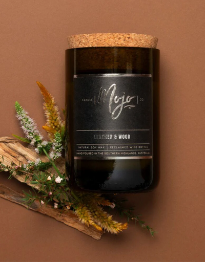 Mojo Candle Co. - Leather & Wood Black Label - Say It Sister
