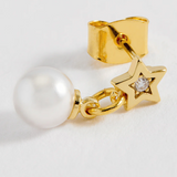 Estella Bartlett - Star & Pearl Stud Earrings, Earrings, Estella Bartlett - Say It Sister