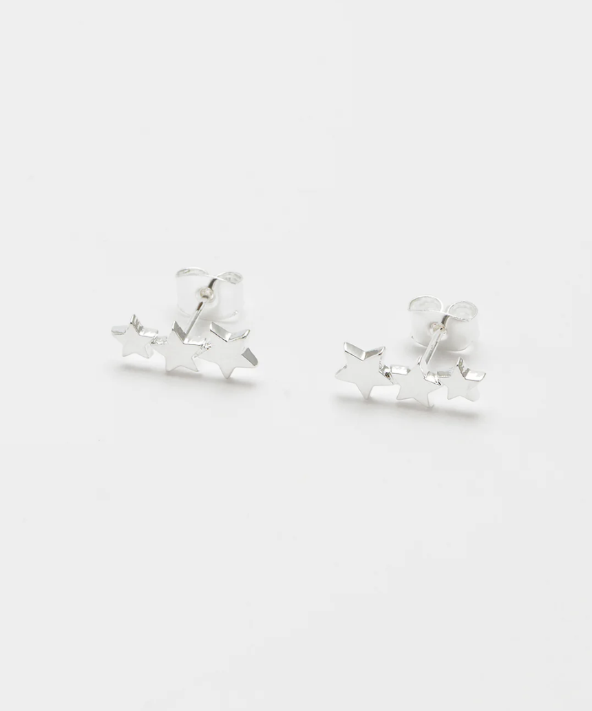 Estella Bartlett - Trio Star Stud Earrings, Earrings, Estella Bartlett - Say It Sister