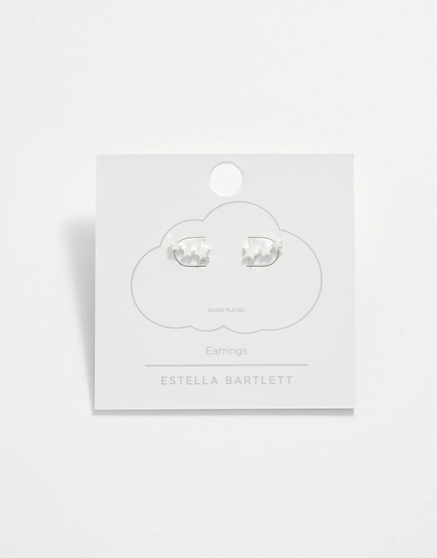 Estella Bartlett - Trio Star Stud Earrings, Earrings, Estella Bartlett - Say It Sister