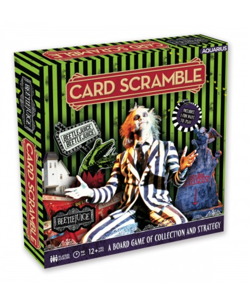 Beetlejuice Card Scramble Game, board game, William Valentine - Say It Sister