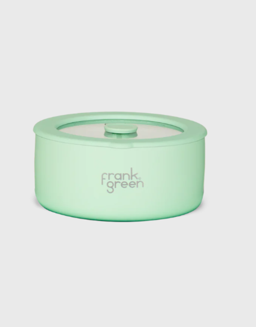 Frank Green - Stainless Steel Bowl with Glass Lid 700ml, Homewares, Frank Green - Say It Sister