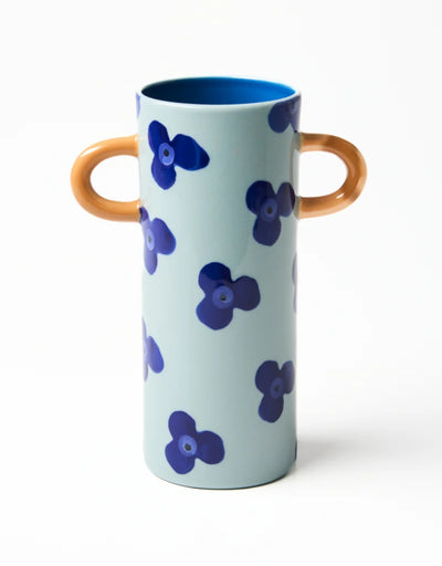 Griffe Navy Sky Floral Bud Vase, vase, Jones & Co - Say It Sister