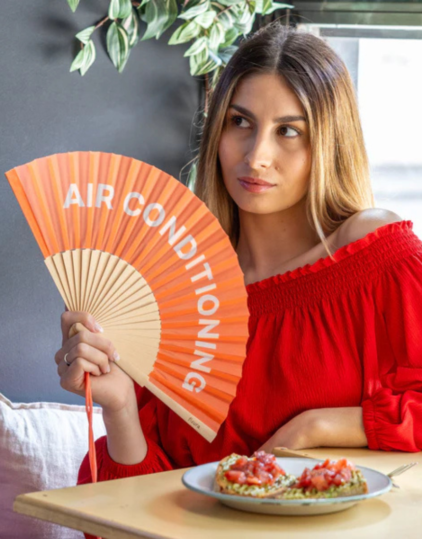 Orange Air Conditioning Fan, fan, Fisura - Say It Sister