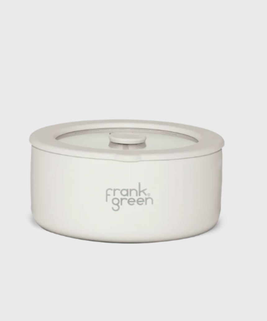 Frank Green - Stainless Steel Bowl with Glass Lid 700ml, Homewares, Frank Green - Say It Sister