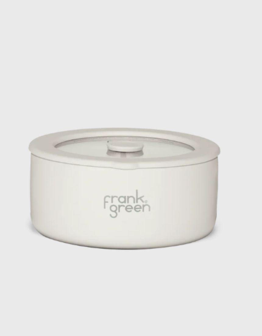 Frank Green - Stainless Steel Bowl with Glass Lid 700ml, Homewares, Frank Green - Say It Sister