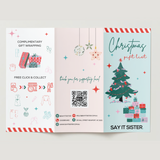 Say It Sister Christmas gift list with festive design, perfect for organizing holiday presents and holiday gift planning.