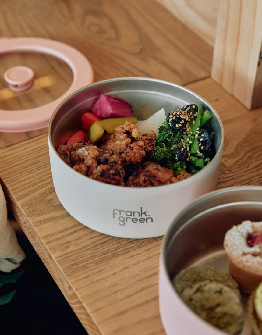 Frank Green - Stainless Steel Bowl with Glass Lid 700ml, Homewares, Frank Green - Say It Sister