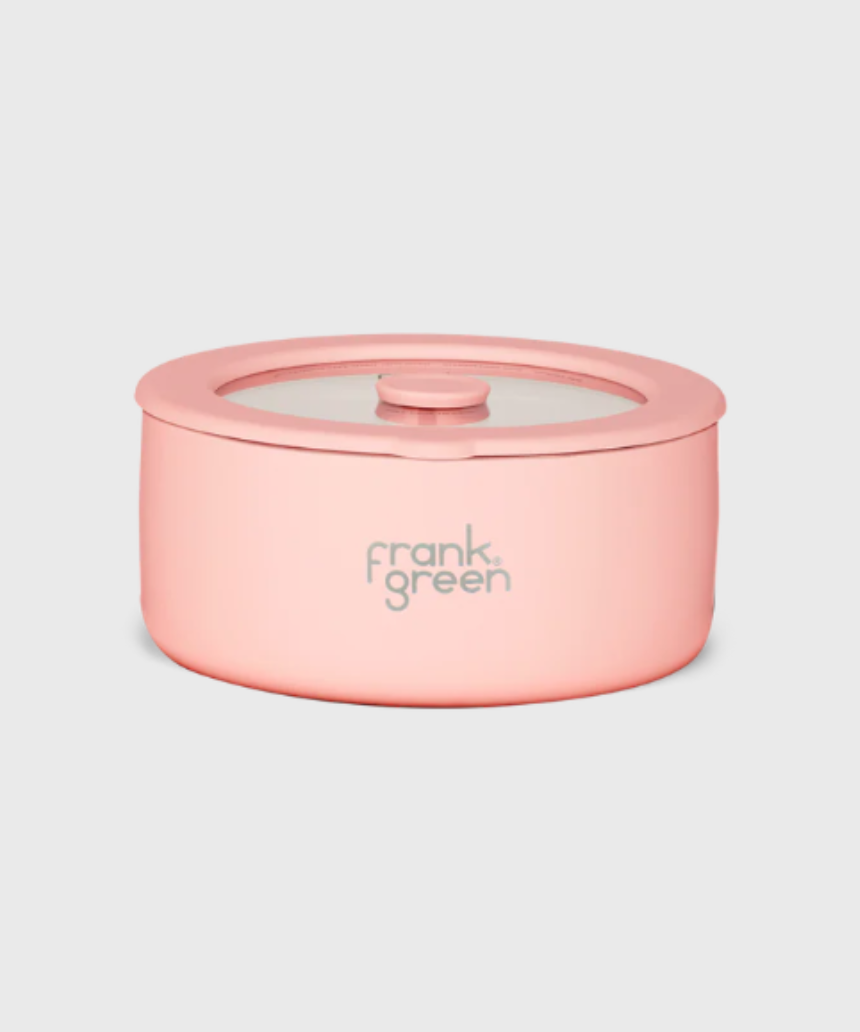 Frank Green - Stainless Steel Bowl with Glass Lid 700ml, Homewares, Frank Green - Say It Sister