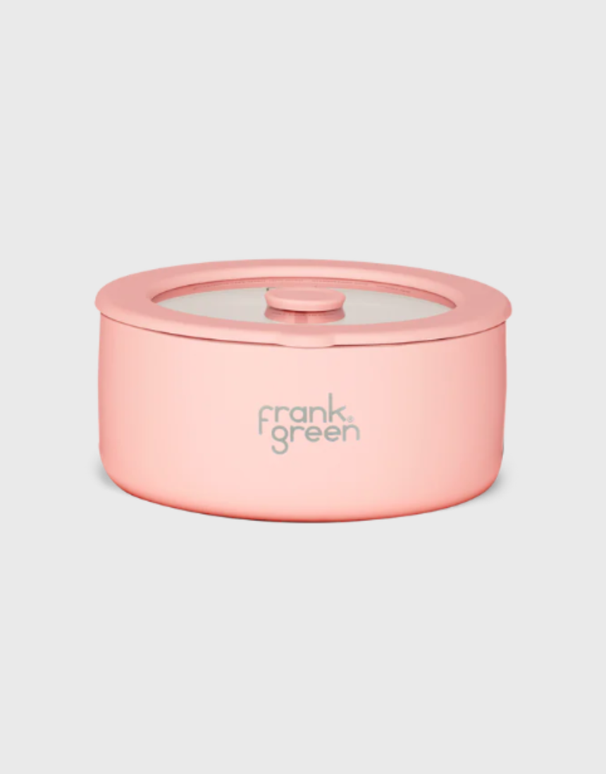 Frank Green - Stainless Steel Bowl with Glass Lid 700ml, Homewares, Frank Green - Say It Sister