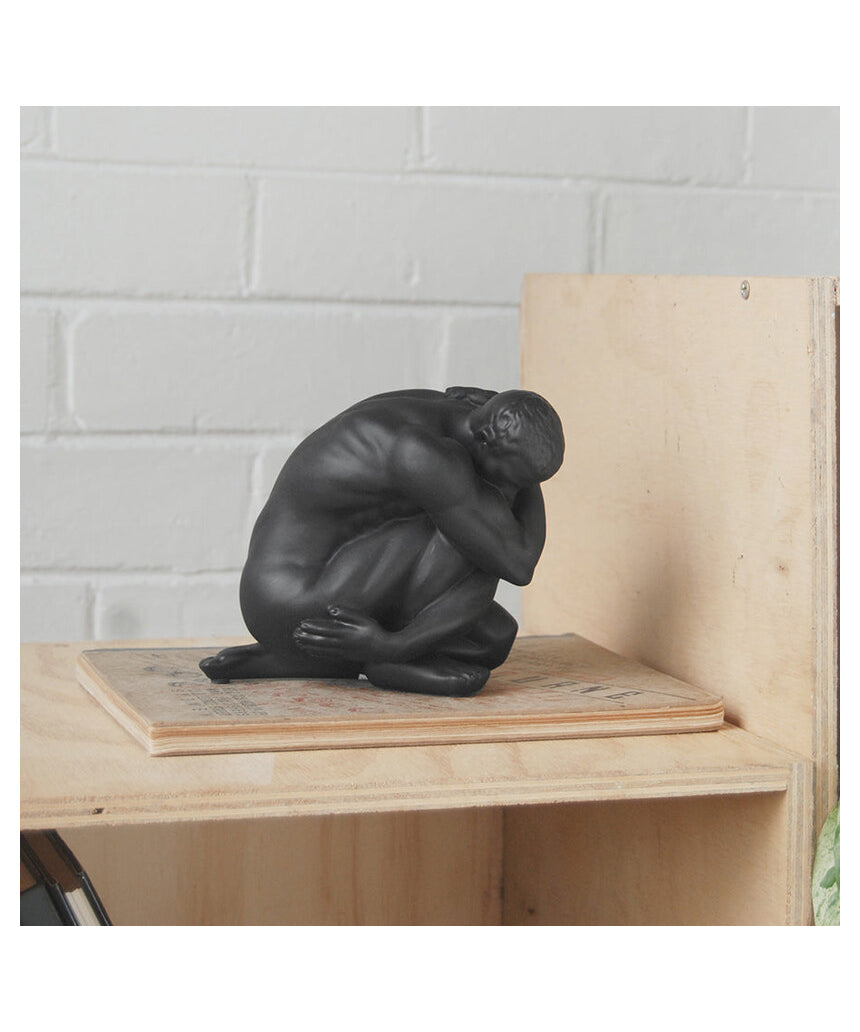 White Moose Aydian Body Sculpture in Black