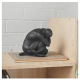White Moose Aydian Body Sculpture in Black