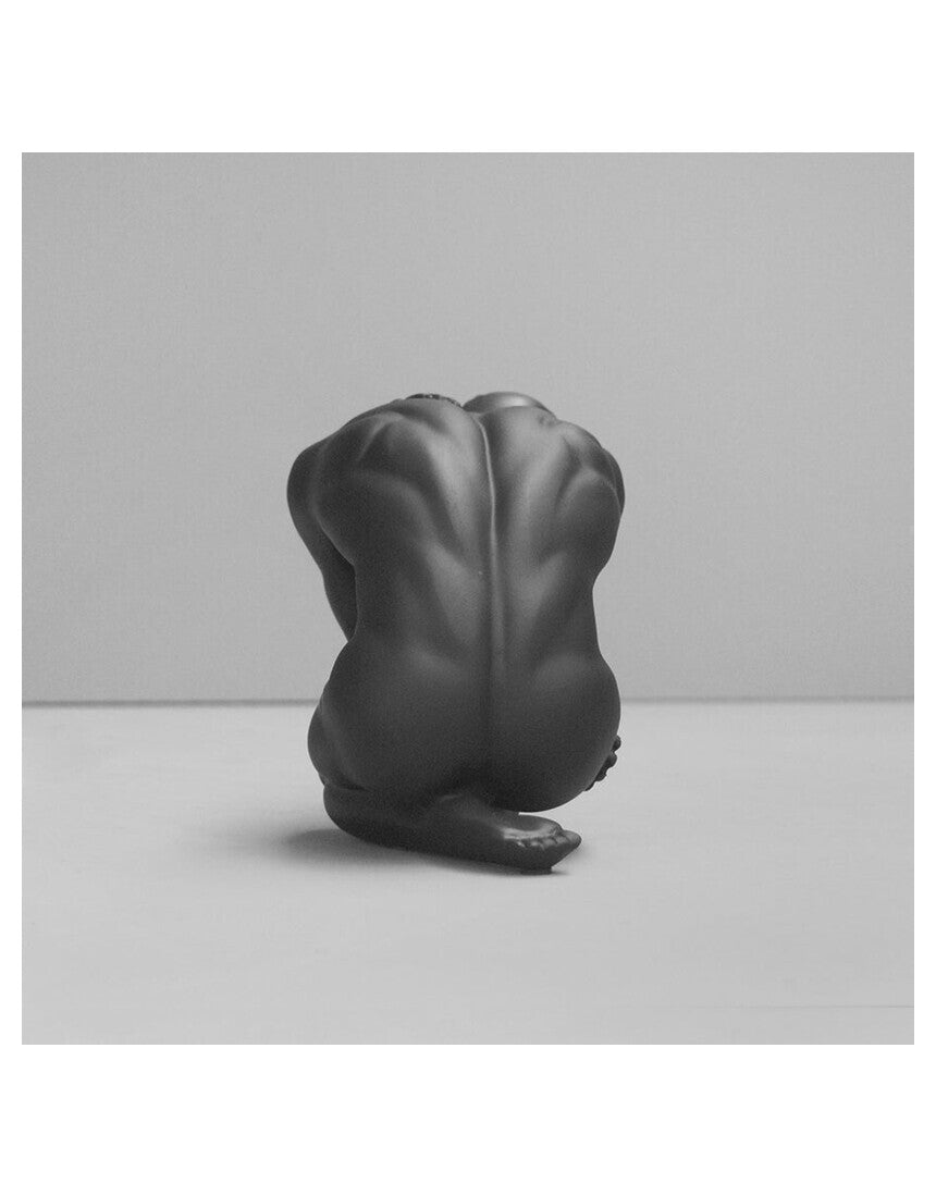 White Moose Aydian Body Sculpture in Black, back view
