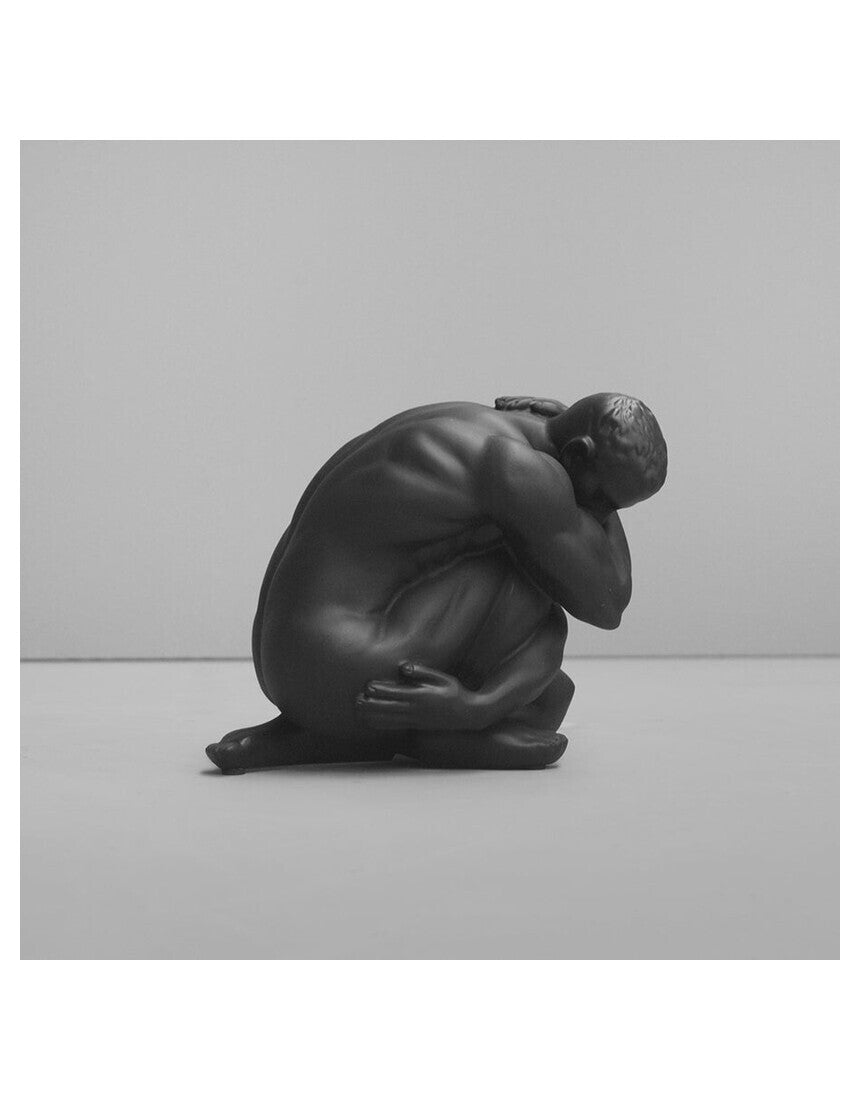 White Moose Aydian Body Sculpture in Black, alternate side