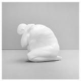 White Moose Aydian Body Sculpture in White, reverse side
