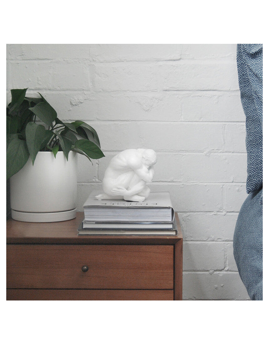 White Moose Aydian Body Sculpture in White, styled