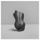 White Moose Georgie Body Sculpture in Black, rear view