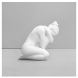 White Moose Georgie Body Sculpture in White, product view