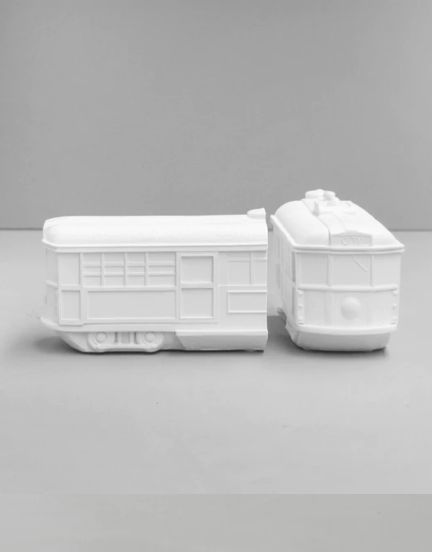 Tram Bookends - White, Bookends, White Moose - Say It Sister