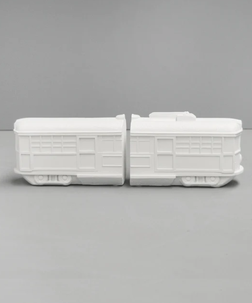 Tram Bookends - White, Bookends, White Moose - Say It Sister