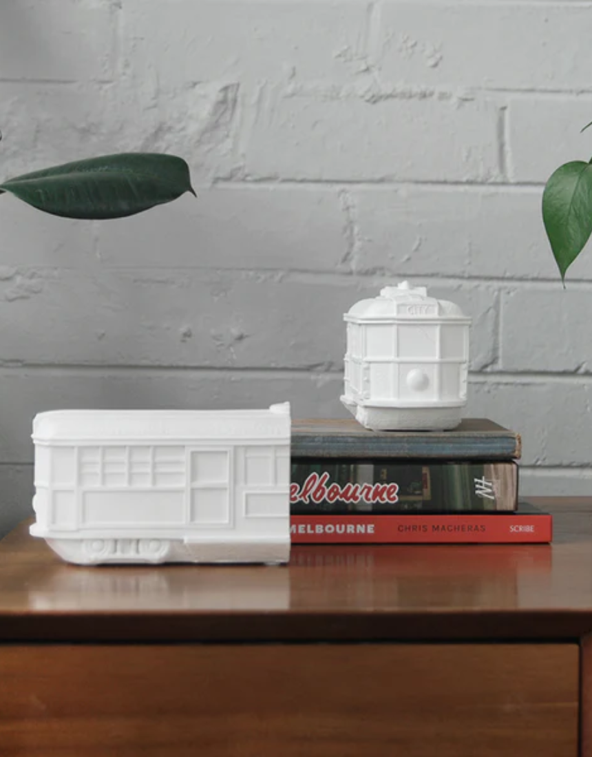 Tram Bookends - White, Bookends, White Moose - Say It Sister