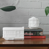 Tram Bookends - White, Bookends, White Moose - Say It Sister
