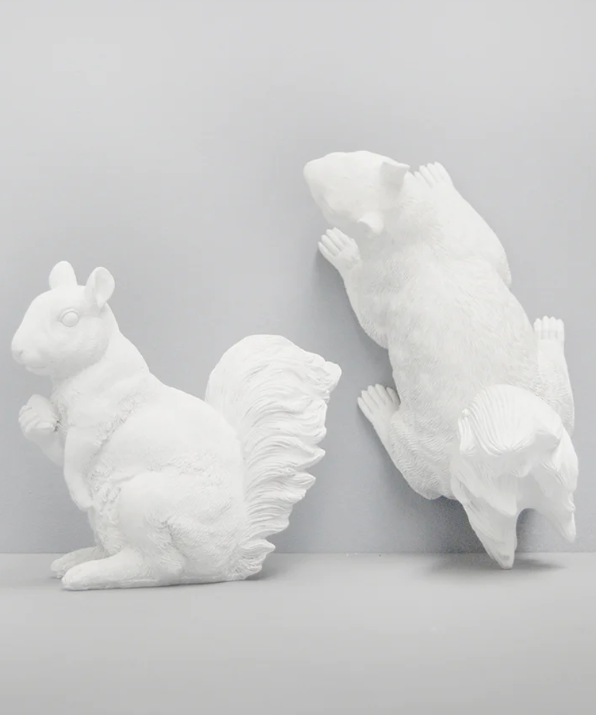 Squirrel Twin Set - White, Homewares, White Moose - Say It Sister